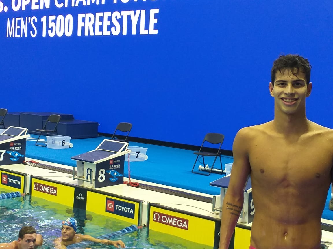 Guilherme Costa Bateu O Recorde Sul Americano Dos 1500 Livre Pela