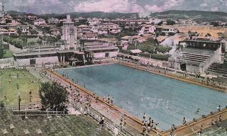 Swimming pool at Minas Tenis Clube, Belo Horizonte, Brazil Stock Photo -  Alamy